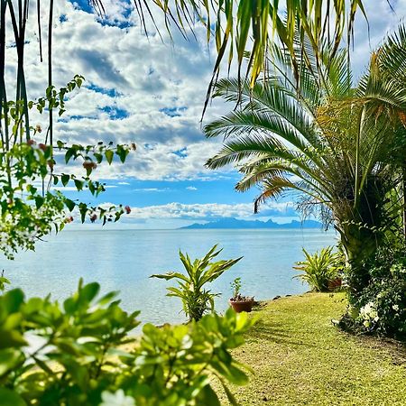 O'Coco Bungalow- Breathtaking Waterfront Views, Endless Memories Paea Kültér fotó